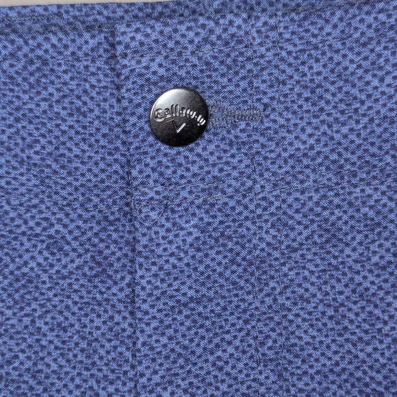 Callaway Stretch Active Waistband Golf Shorts Men’s Size 36 Blue - Picture 11 of 13